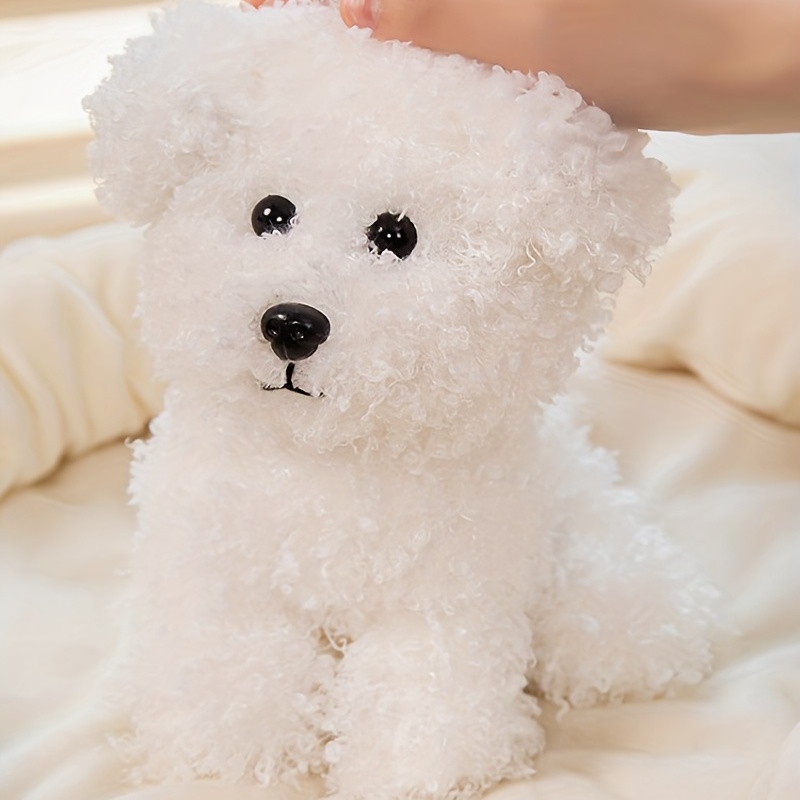 oAutoSjy Jouet Chien Interactif, Mignon de Chien en Peluche de Simu