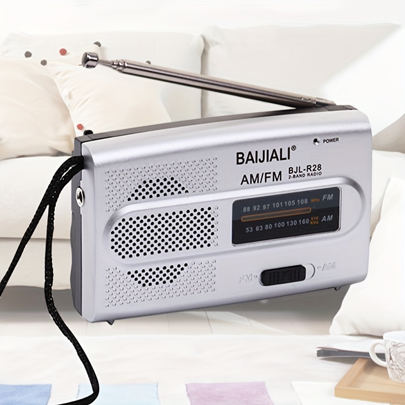 Portable Pocket Mini Radio FM:64-108MHz LCD Digital Display Retro