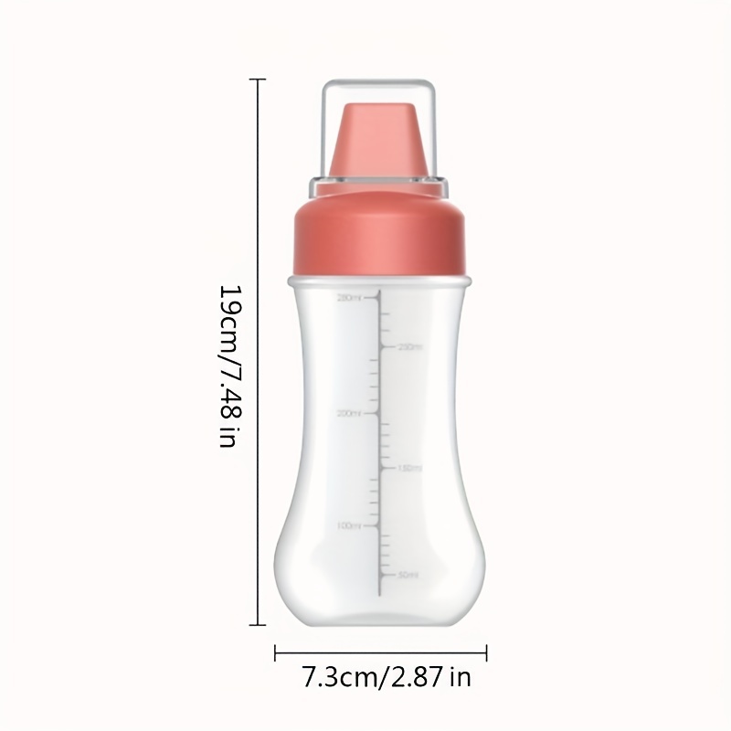 1pc PP Seasoning Squeeze Bottle, Clear Oil Squeeze Bottle For Kitchen