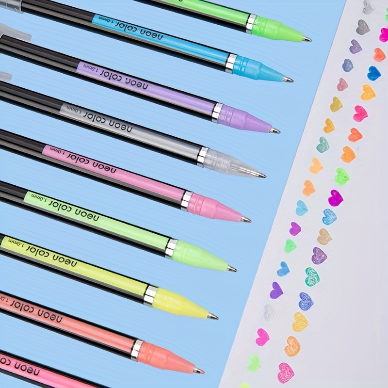 5/9/12pcs Colors Gel Pens Setneutral Pen For School Office Journals Drawing  Doodling Art Markers Promotion Glitter Gel Ink Pen - Gel Pens - AliExpress