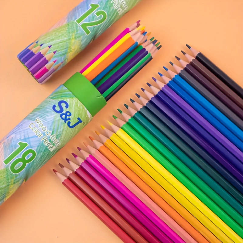 Ensemble de 24 crayons couleur - Papeterie et scolaire
