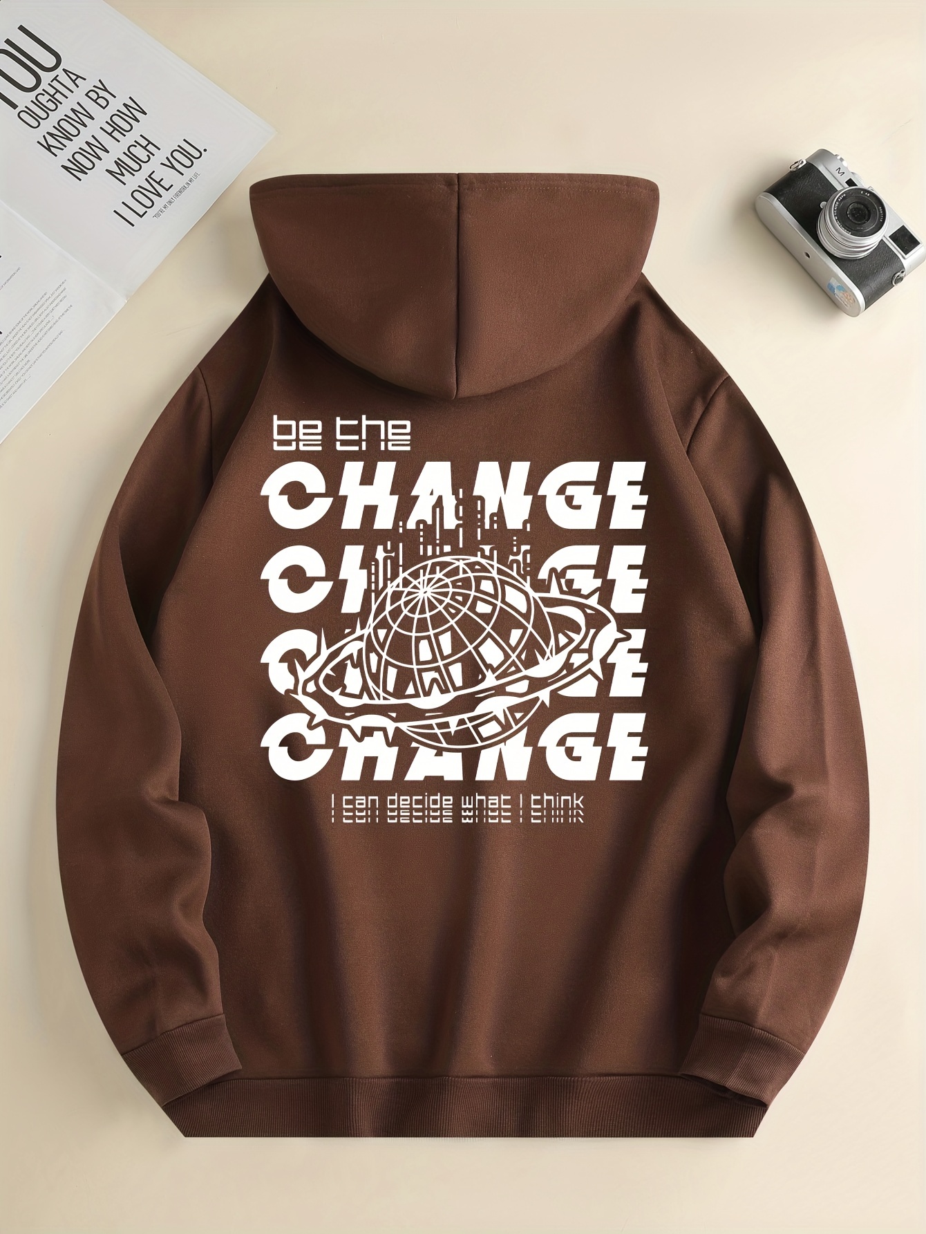 Change Planet Print Hoodie Hoodies Men Men s Casual Graphic Temu