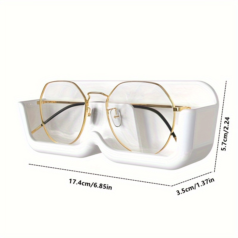 1 Stück Weißer Wandmontage Brillen Aufbewahrungsbox, Lochloses Aufhängen,  Display Regal Für Kurzsichtigkeit, Sonnenbrille Und Brille, aktuelle  Trends, günstig kaufen