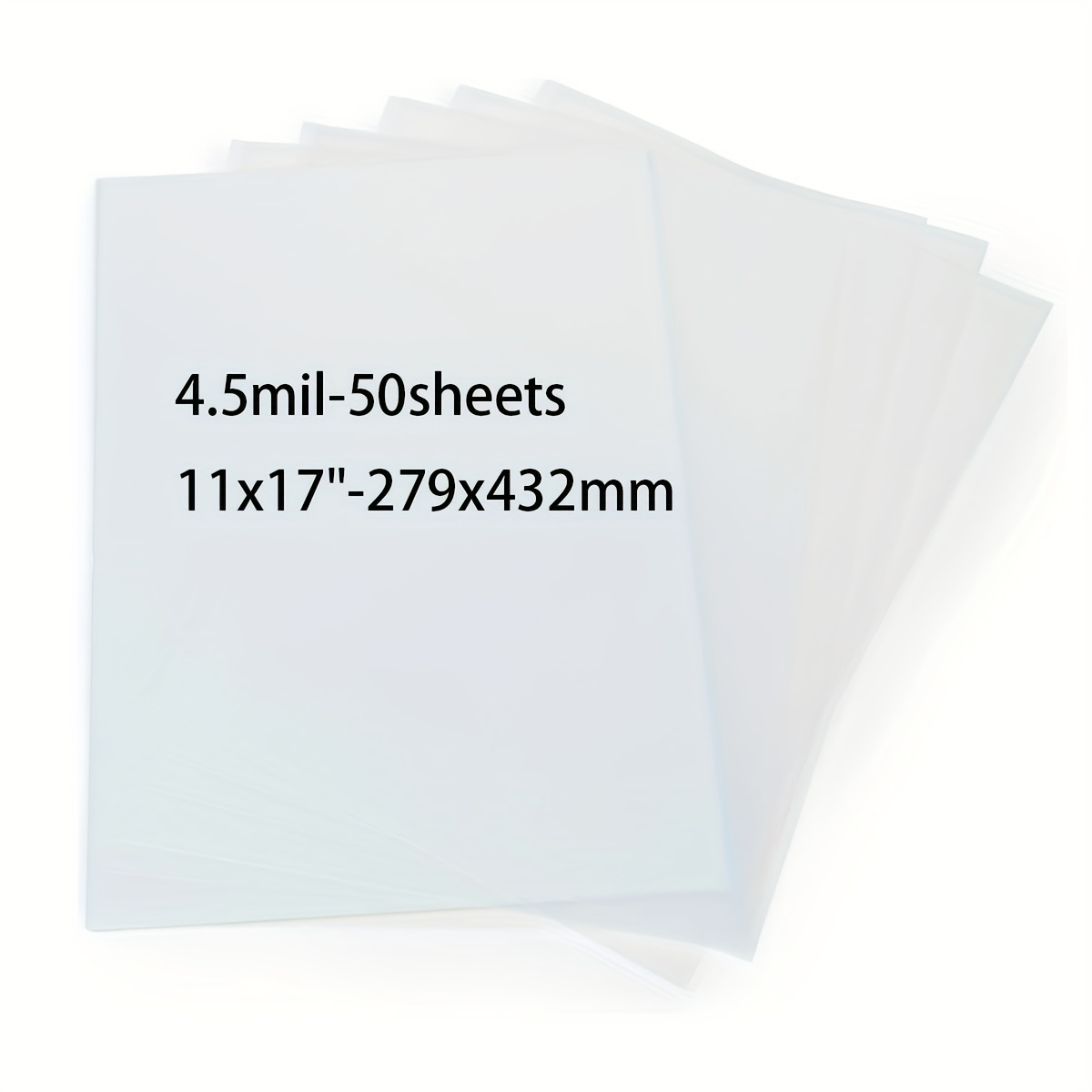  Timgle 50 Sheets Inkjet Transparency Film 11 x 17 Inch