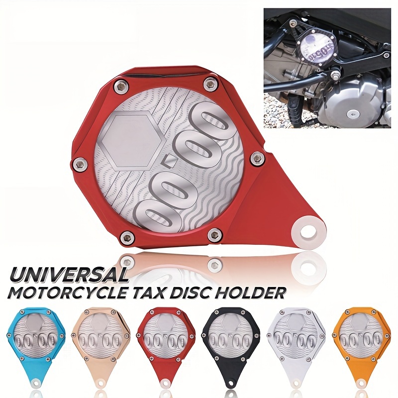 Upgrade Motorcycle Stylish Aluminum Alloy Tax Tag Holder! - Temu Italy