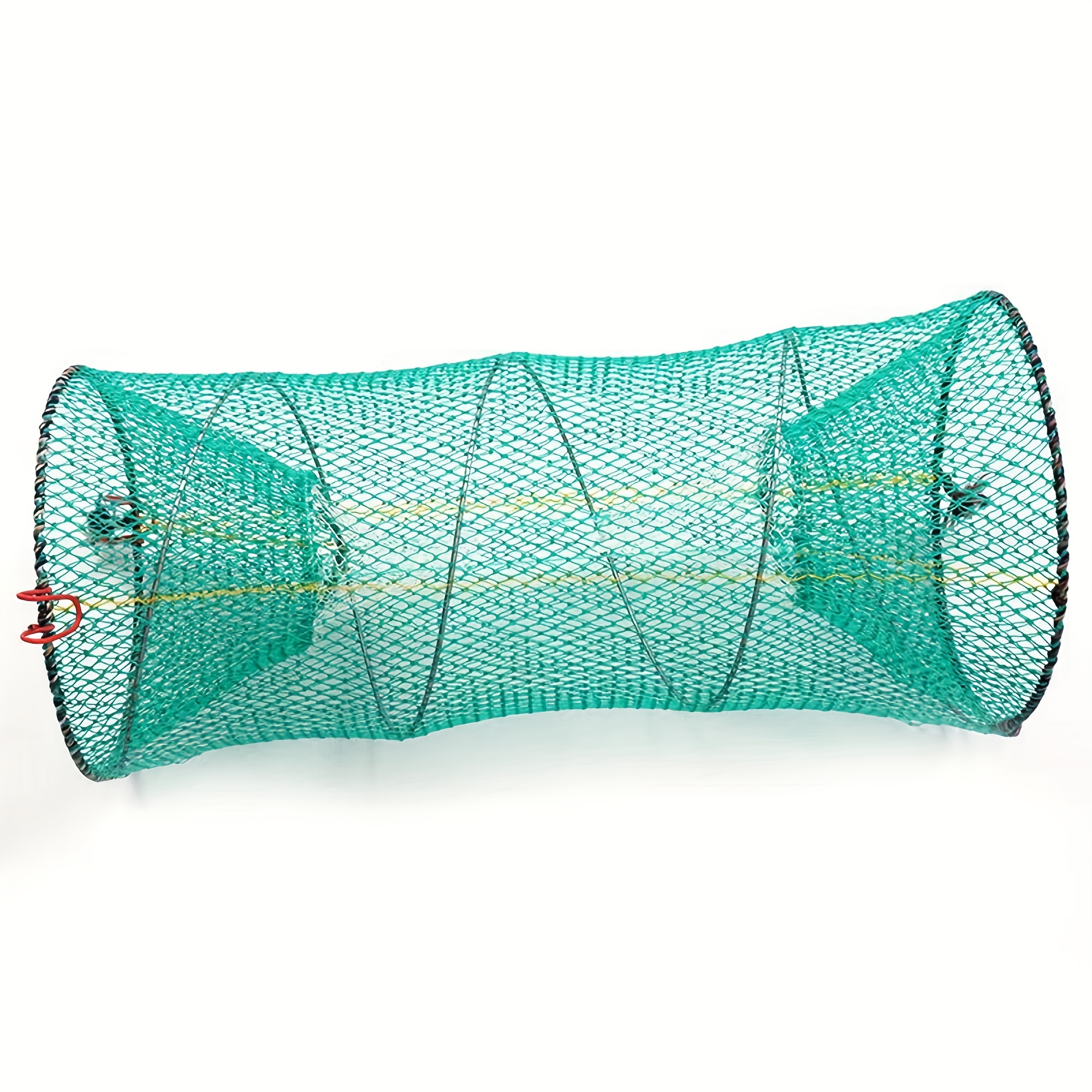 Portable Folding Square Fishing Net Crab Shrimp Fishing Trap