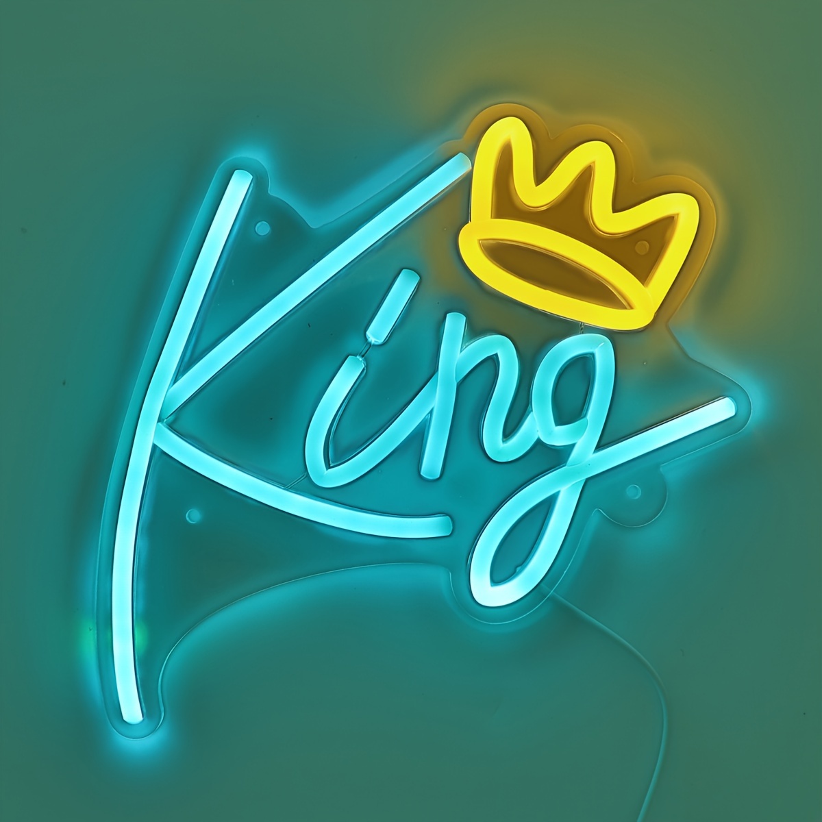 1pc König Mit Krone LED Wand Neon Zeichen Für Shop Zimmer - Temu Austria