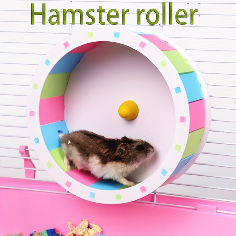 Hamster Running Disc Toy Silent Rotatory Jogging Wheel Pet Sports Wheel Toy