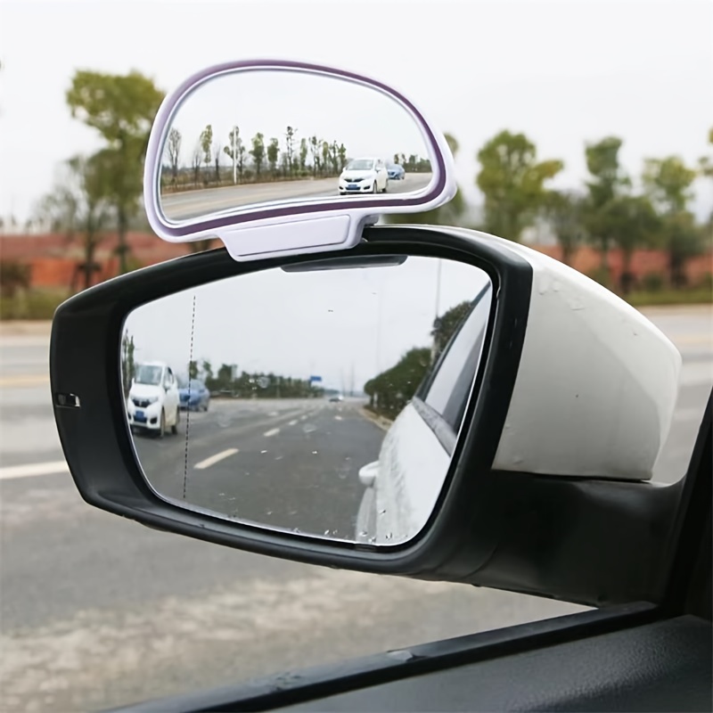  4 espejos retrovisores con forma de abanico para coche, diseño  giratorio de 360 grados, espejo retrovisor convexo de seguridad para coche,  camión, SUV, RV y camioneta : Automotriz