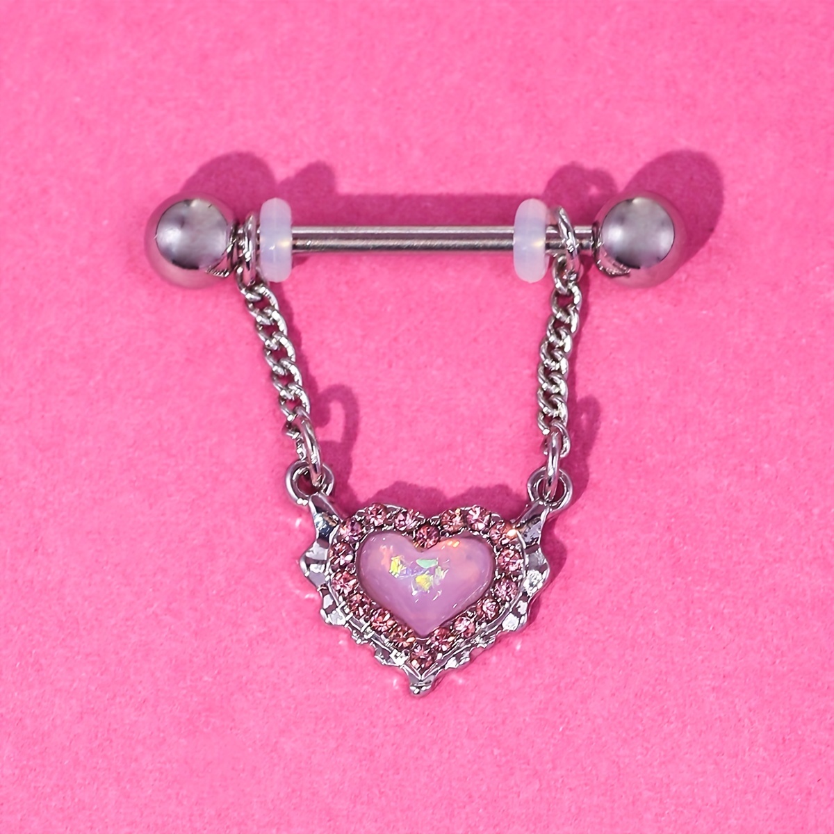 Cute Heart Nipple Piercing Jewellery