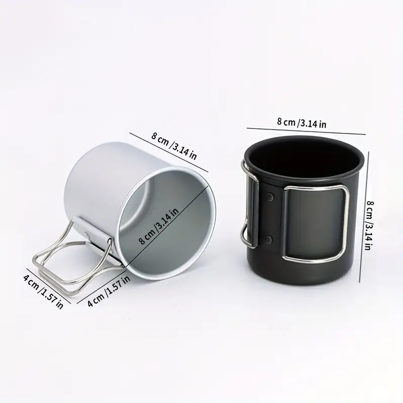 Mini Tea Cup, Aluminum Alloy Coffee Cup, Portable Coffee Mug Water