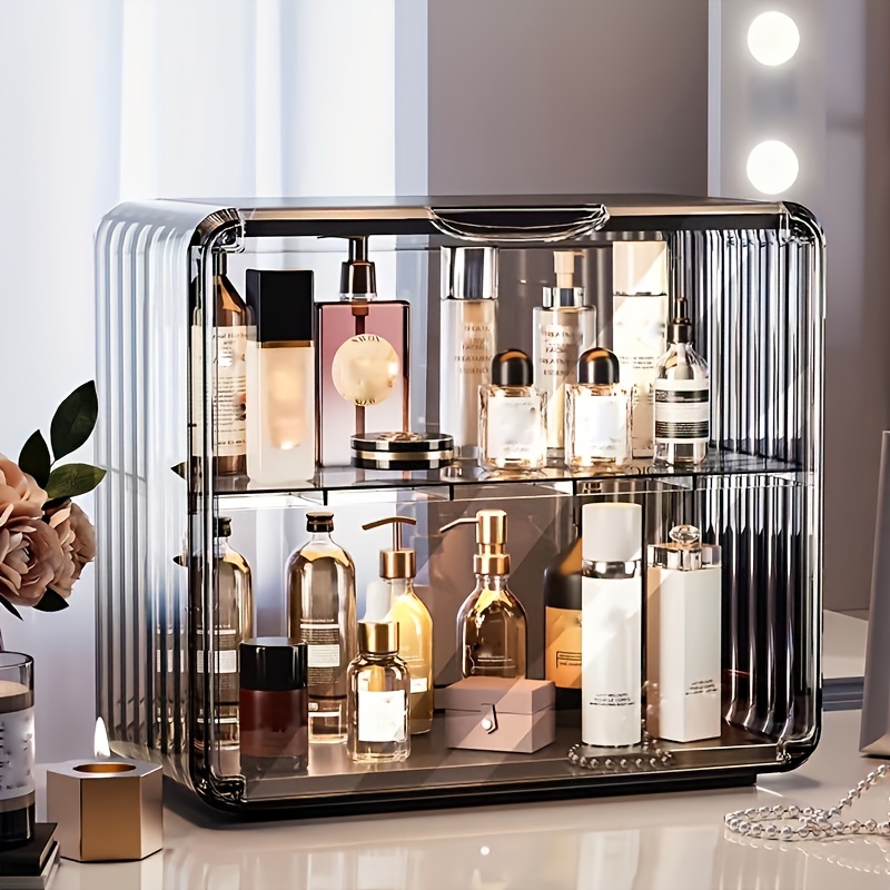 Countertop Cosmetic Skincare Display Cases Maquillaje Organizador