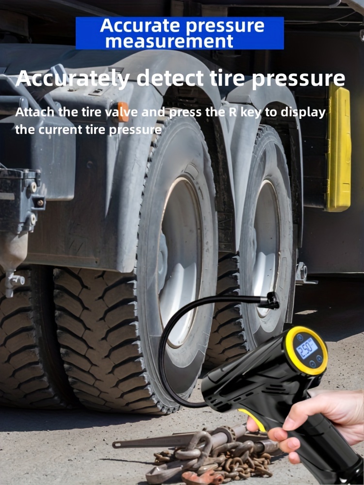 Portable Air Compressor Electric Wireless Portable Tire Inflator