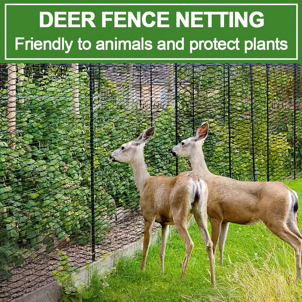 18-Strands Heavy Anti Bird Netting Deer Fence Garden Fence and Crops  Protective Fencing Mesh Anti Bird Deer Cat Dog Chicken Net (Color : 2Mx 5M,  Size : Gn 24Strand 5cm) : 