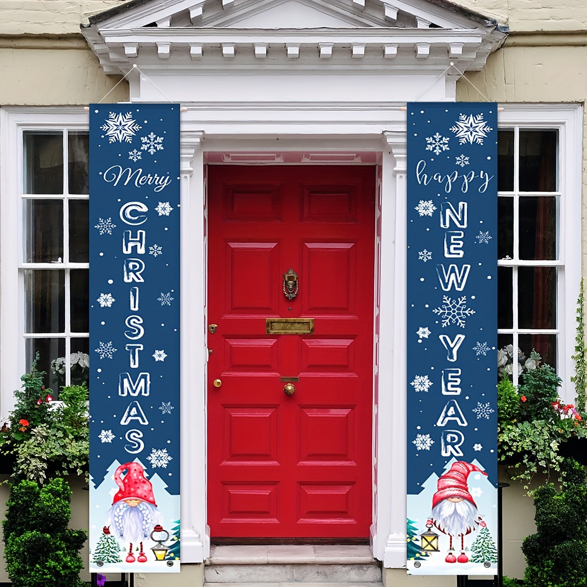 2Pz Banner per Porta di Natale Striscioni Natalizi Segno del Portico di  Natale Banner Distico di Natale Decorazioni Natalizie Porta Ingresso Casa  Benvenuti Buon Natale Gnomi : : Casa e cucina