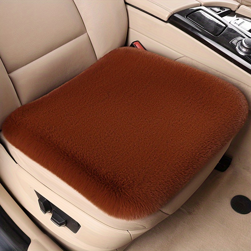 Winter Car Cushion Plush Cushion Imitation Rabbit Fur Warm - Temu