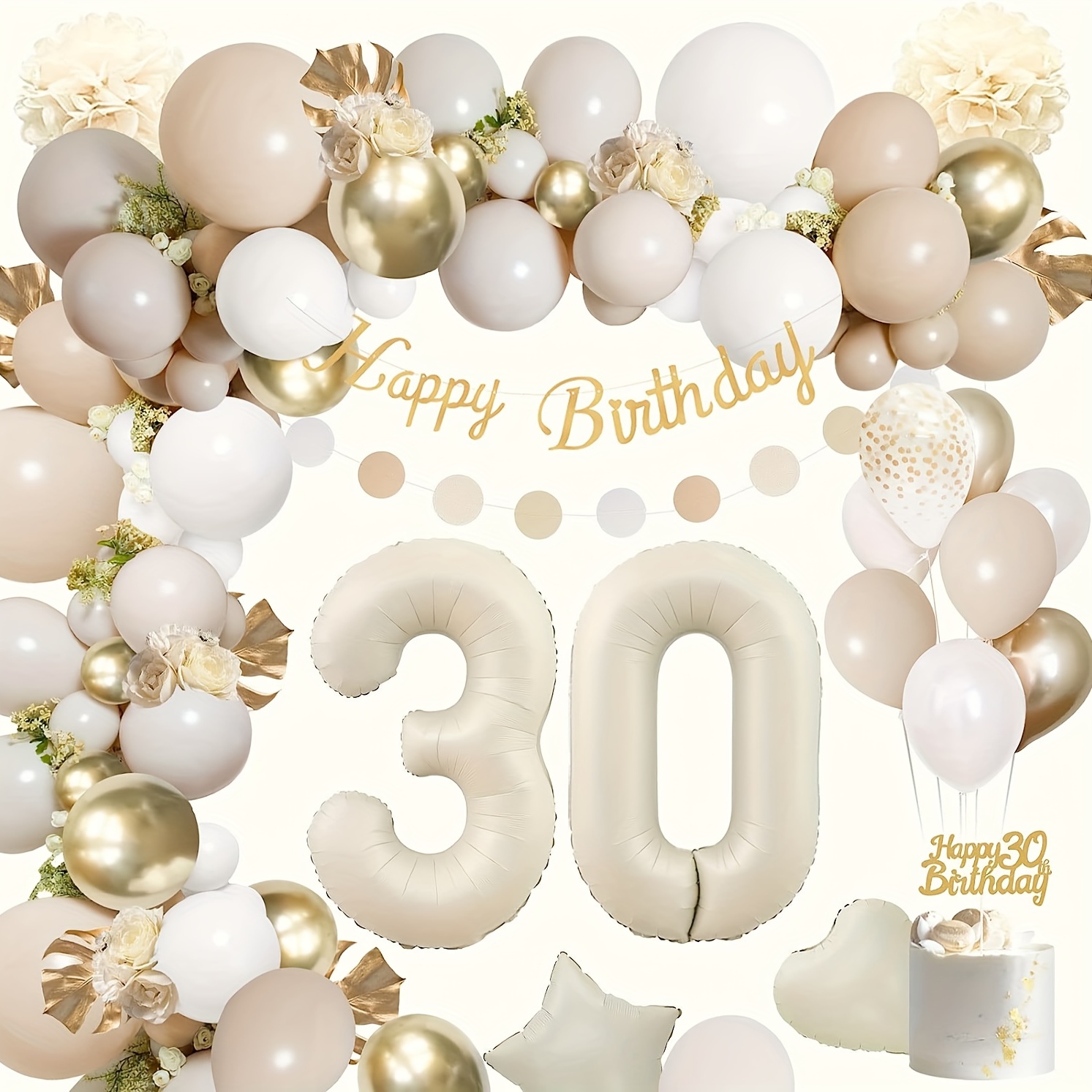Decorazioni Di Compleanno 30 Anni Per Lei - Resi Gratuiti Entro 90