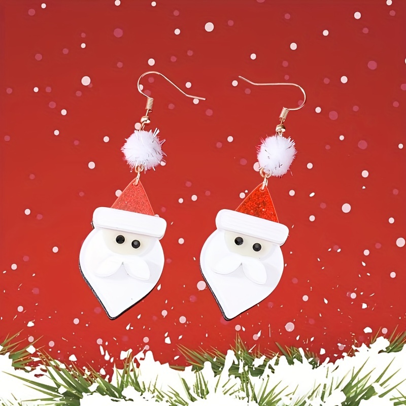 Cute Clown Drop Hook Earrings Exquisite Simple Jewelry - Temu Canada