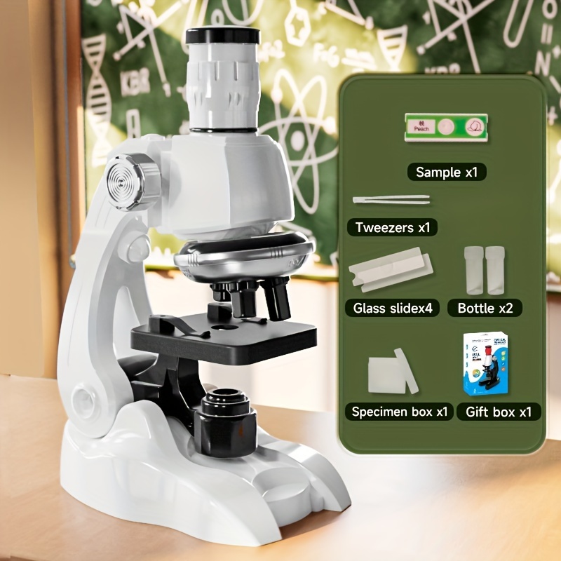 Microscope Optique Pour Élèves Du Primaire Pour Enfants Ensemble  D'expériences Scientifiques Pour Élèves Du Premier Cycle Du Secondaire 1200  Fois Home Hd Jouets Éducatifs, Des Réductions Pour
