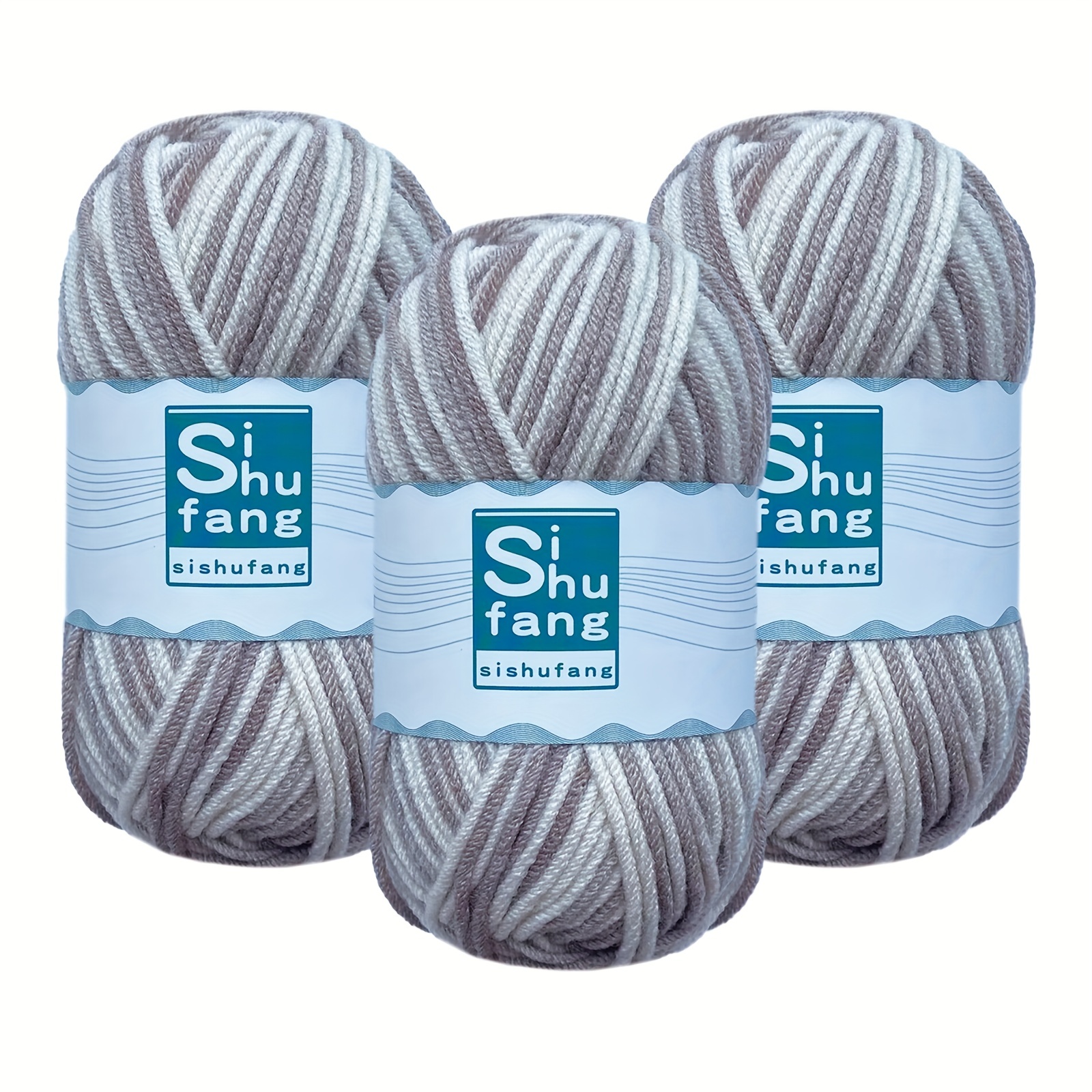 Soft Milk Cotton Yarn for Hand Knitting and Crochet - Ideal for Scarf, Hat,  and Sweater - Premium Wool Yarn for Crochet Supplies (Color : 25)