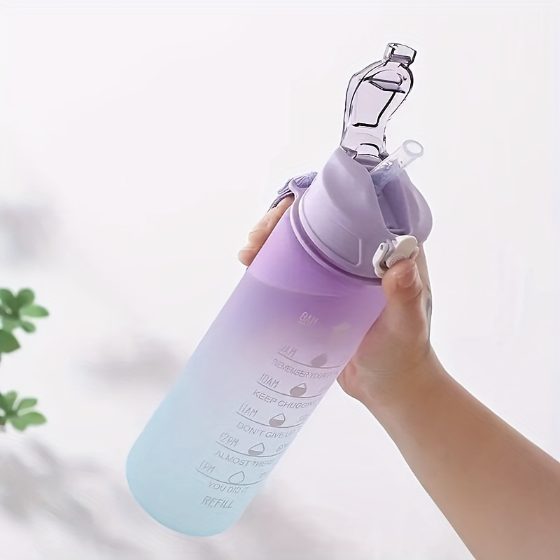  UTUT Botella de beber fácil llevar 500ML botella de cristal del  jugo de agua útil 3 : Hogar y Cocina