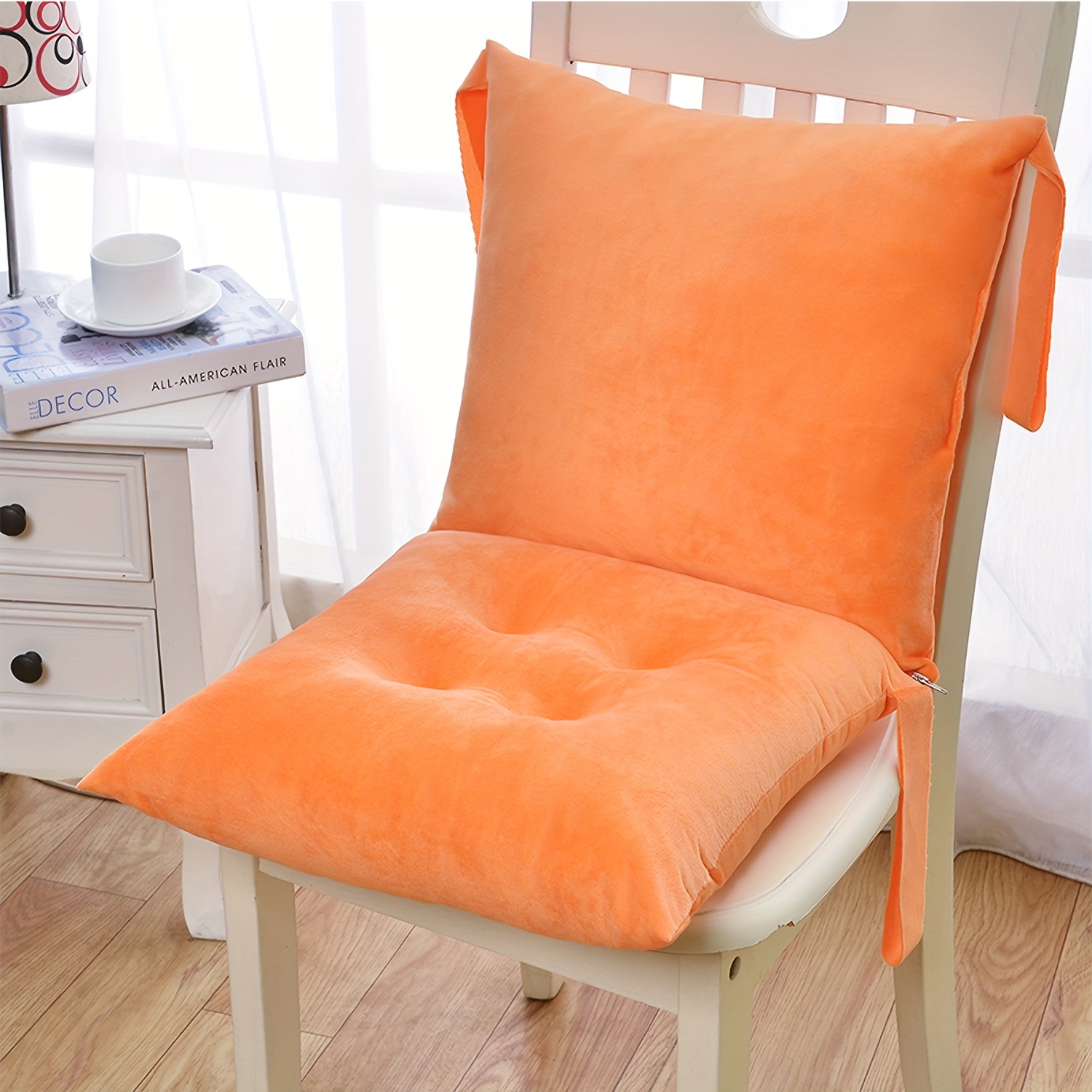 Orange garden chair discount cushions