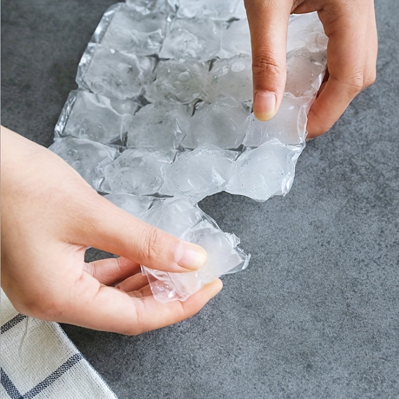 pe plastic ice cube freezer bags/disposable