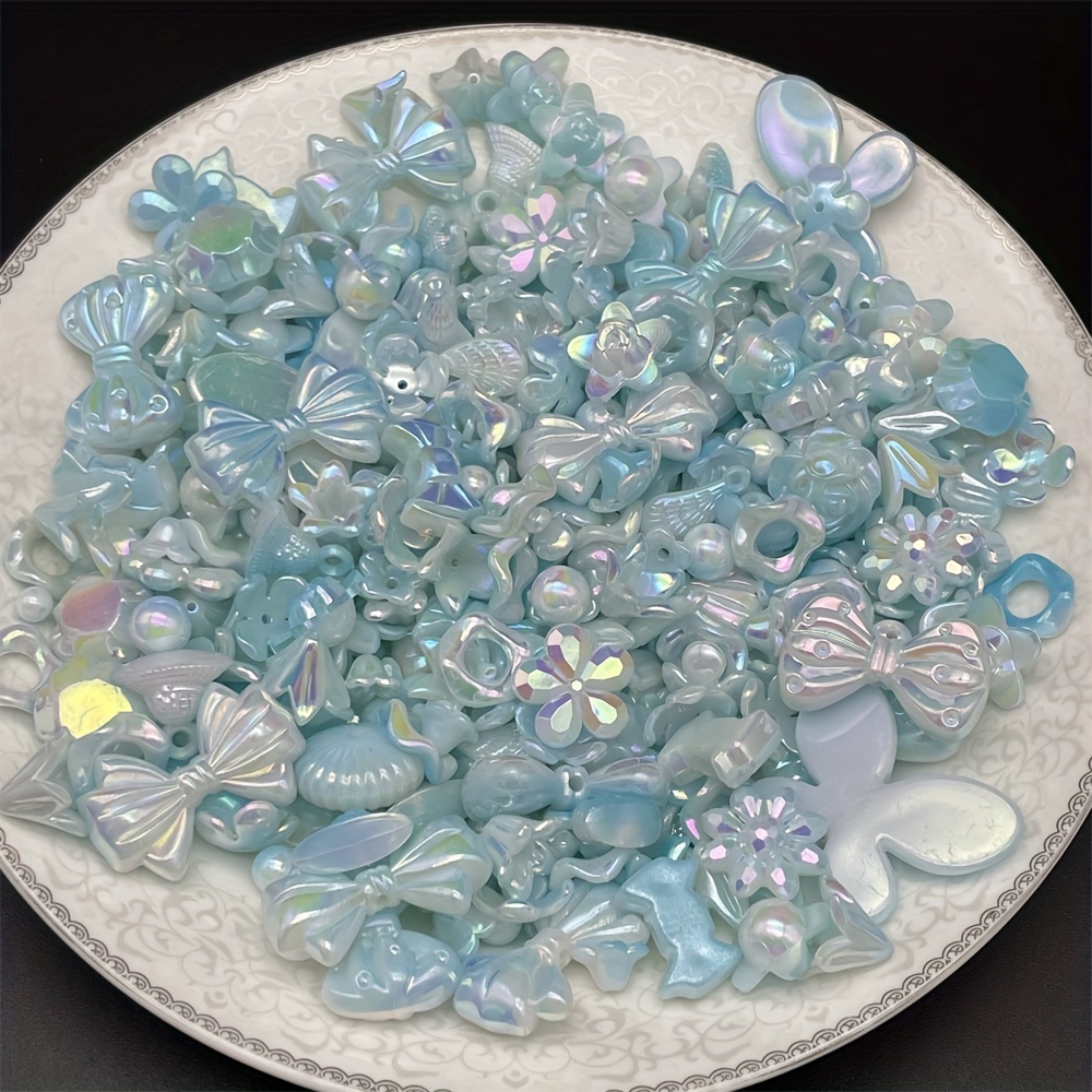 30G Colorful Mixed Bow Flower Shell Shape Loose Beads