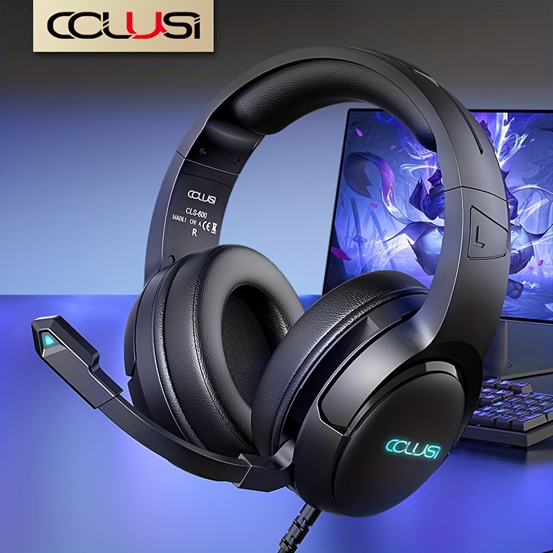 Headset V8 RGB. Auriculares gaming para PC con micro incorporado y luz LED.