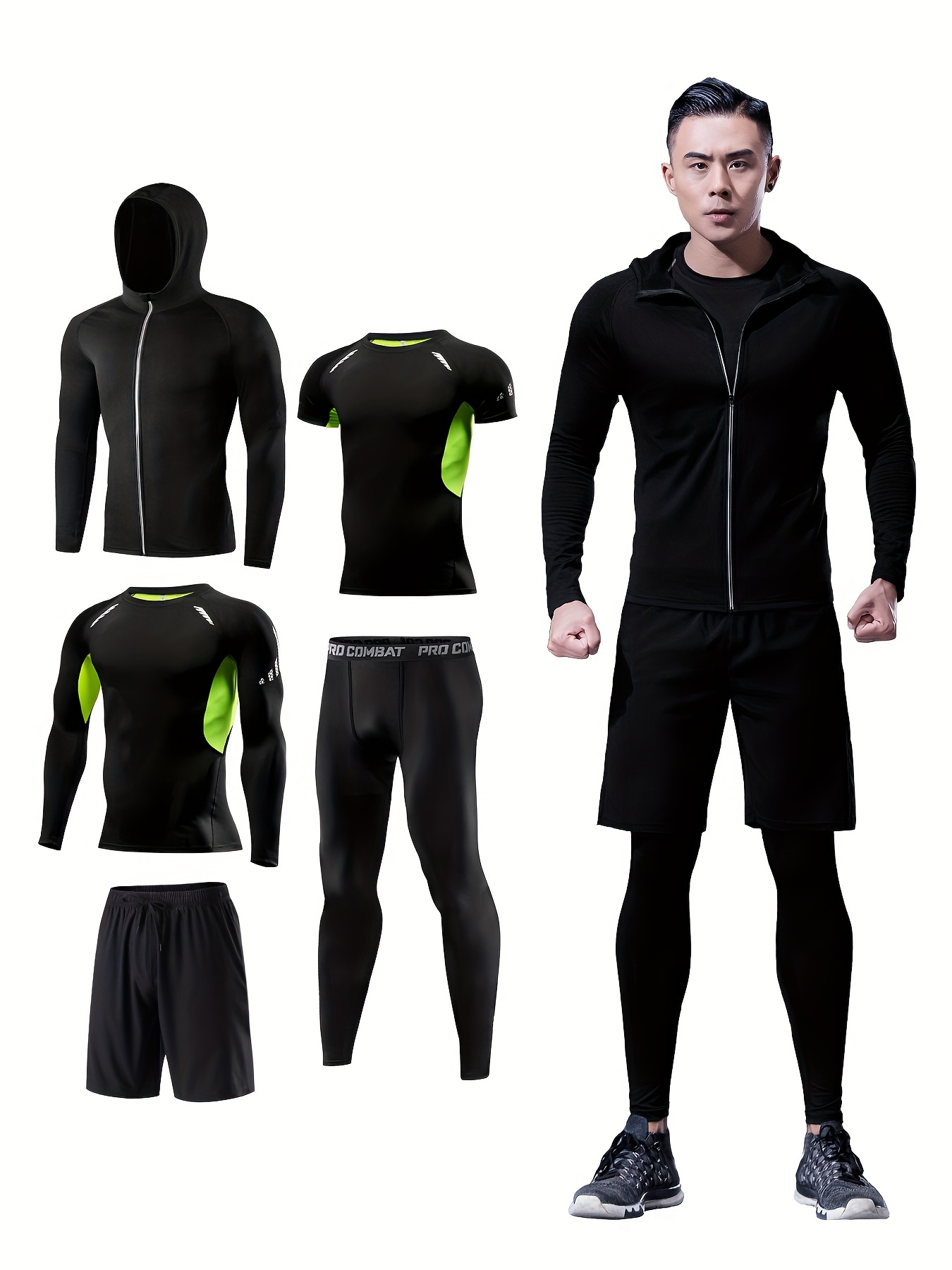 Conjunto De Ropa Deportiva Para Hombres - Temu Mexico