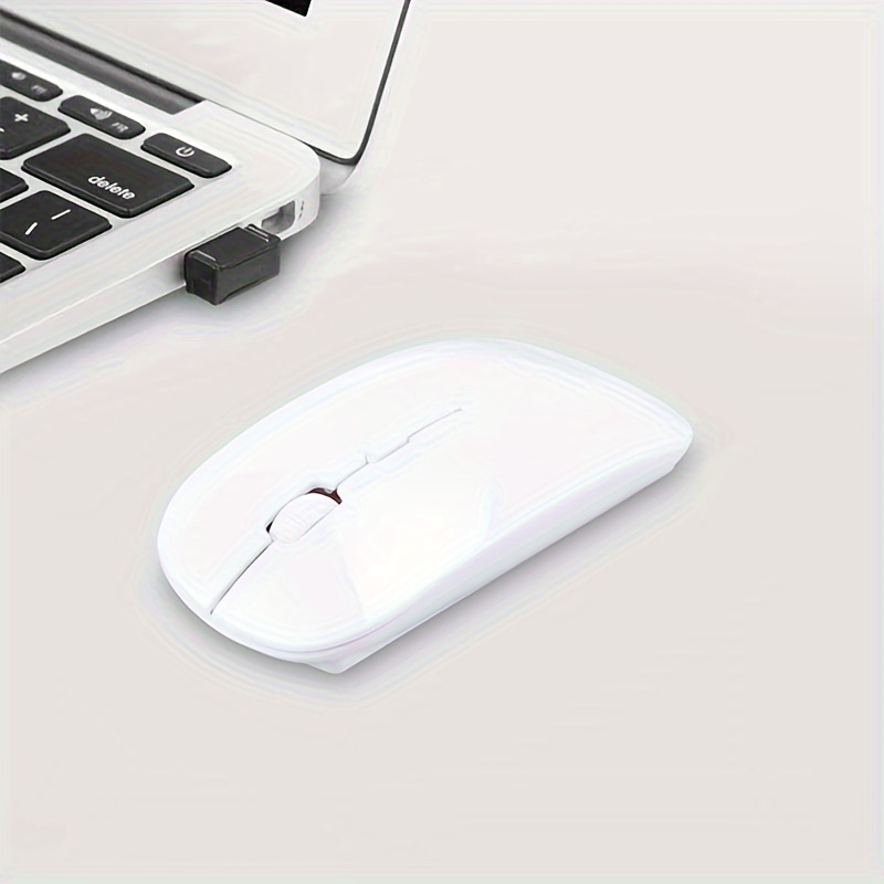 Souris sans fil blanc pour ordinateur portable de bureau Mac
