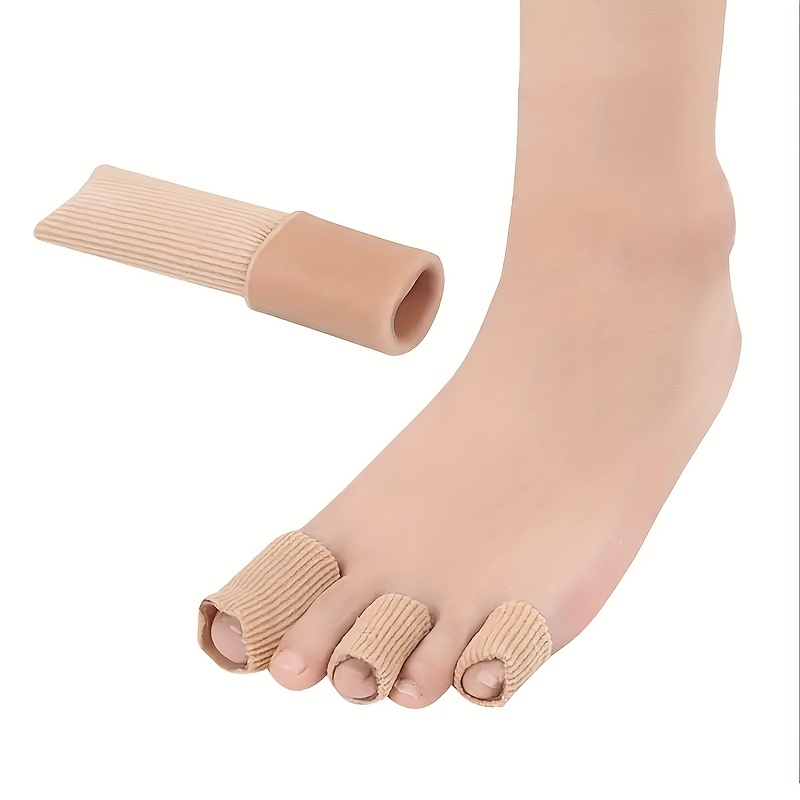 Fiber Toe Cover Toe Separator Finger Protector Fabric Callus Remover Bunion  Corrector Pedicure Tools Pain Relief