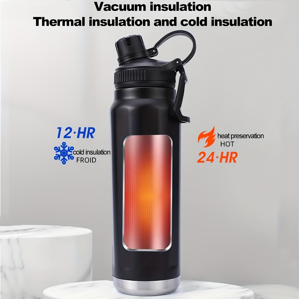 Stainless Steel Hot and Cold Vacuum Flask Water Bottle 12hr Hot 12hr Cold