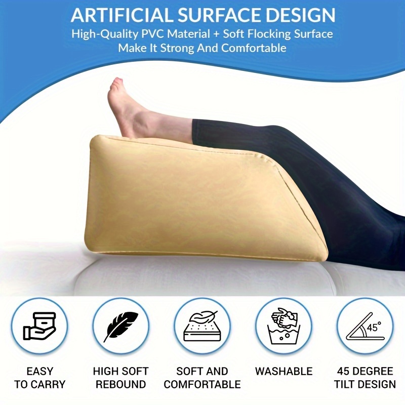 Foot Pillow Elevation Leg Pillows For Travel Camping Sleeping PVC