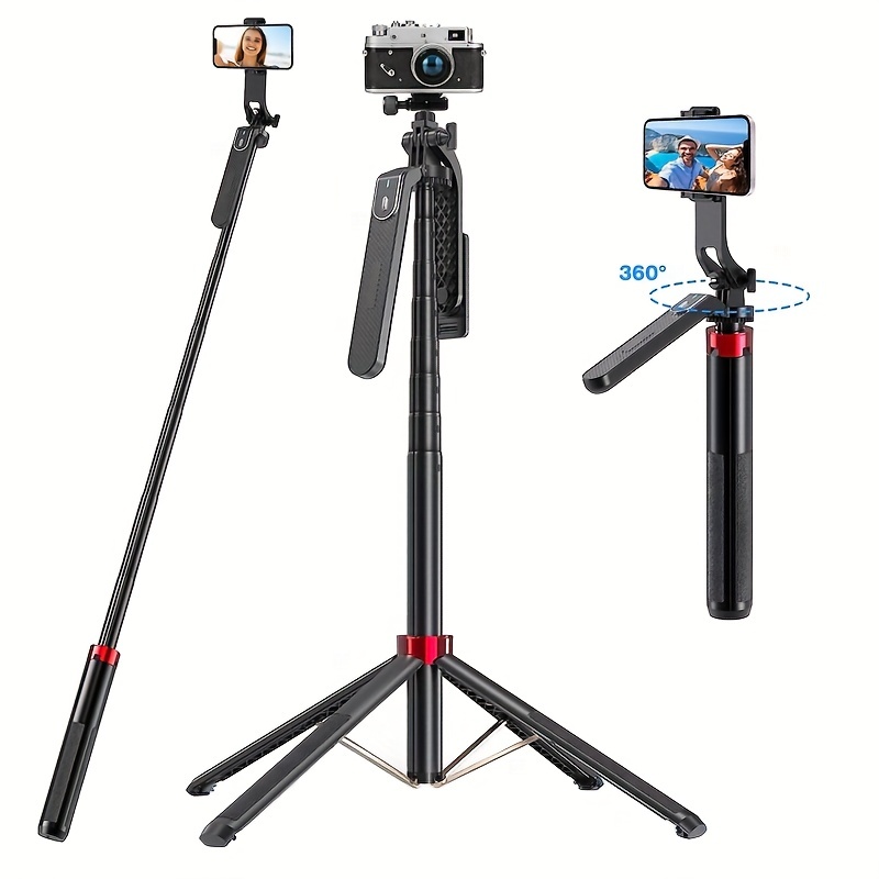 Selfie Stick Tripod Portable Camera Tripod P185 In One - Temu