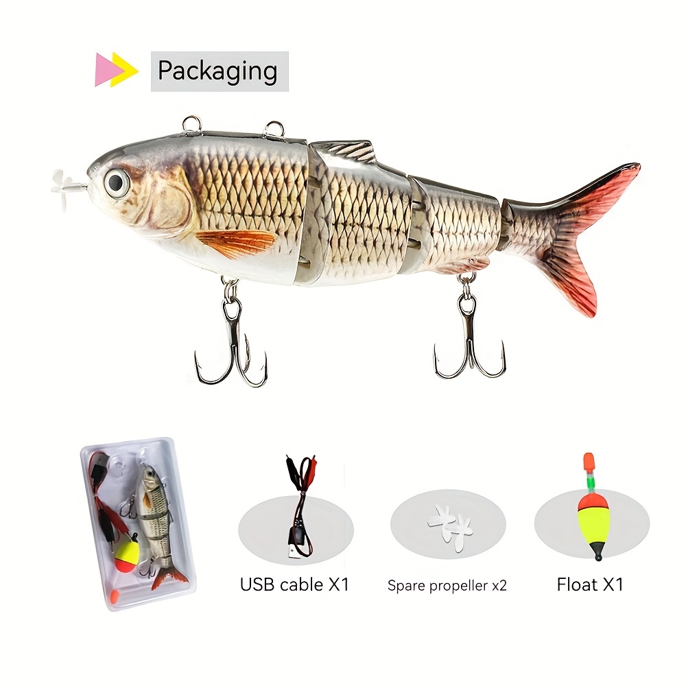 Intelligent Rechargeable Swimming Bait Electronic Propeller - Temu Canada