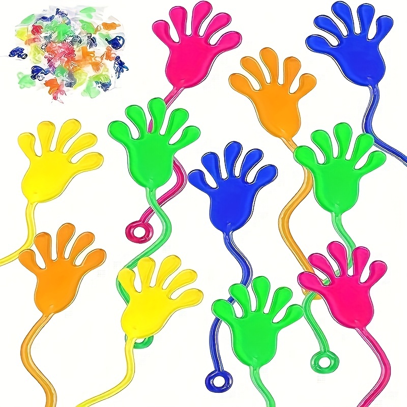 1pcs Kids Sticky Hands Palm Party Favor Toys Novelties Prizes