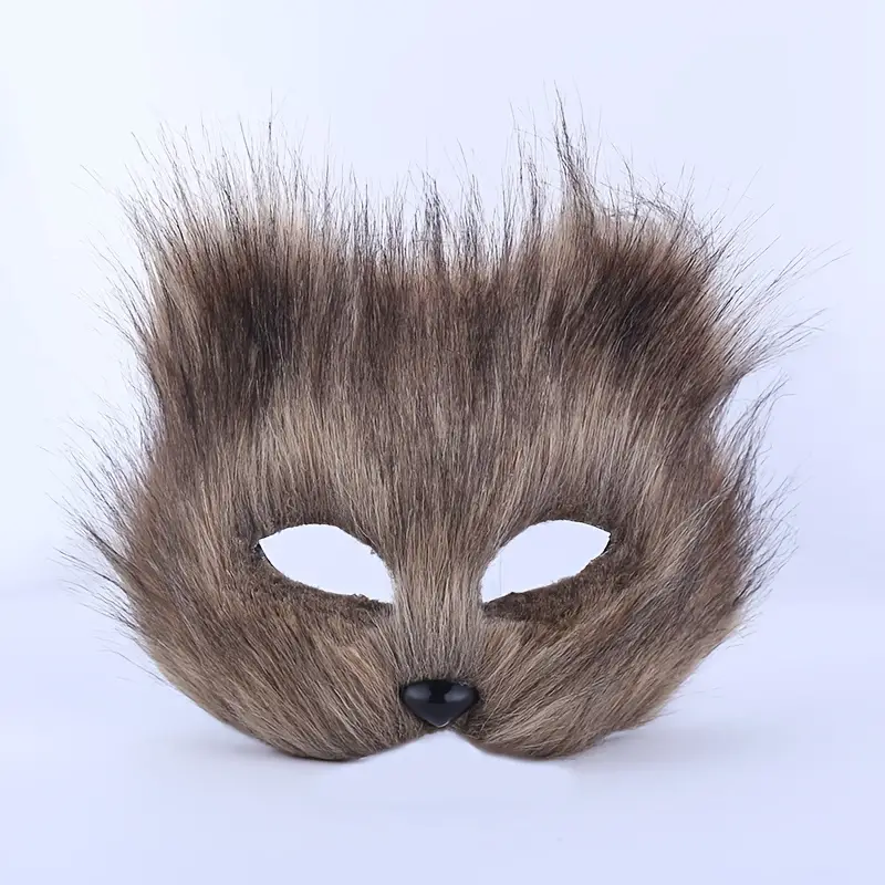 Mask Wolf Masks Fox Cosplay Therian Masquerade Face Halloween