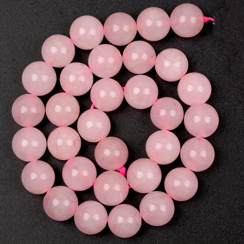 Natural Rose Quartz Stone Beads Round Loose Beads For Jewelry Making  Handmade Bracelet 4mm(0.157'')-12mm(0.472'')