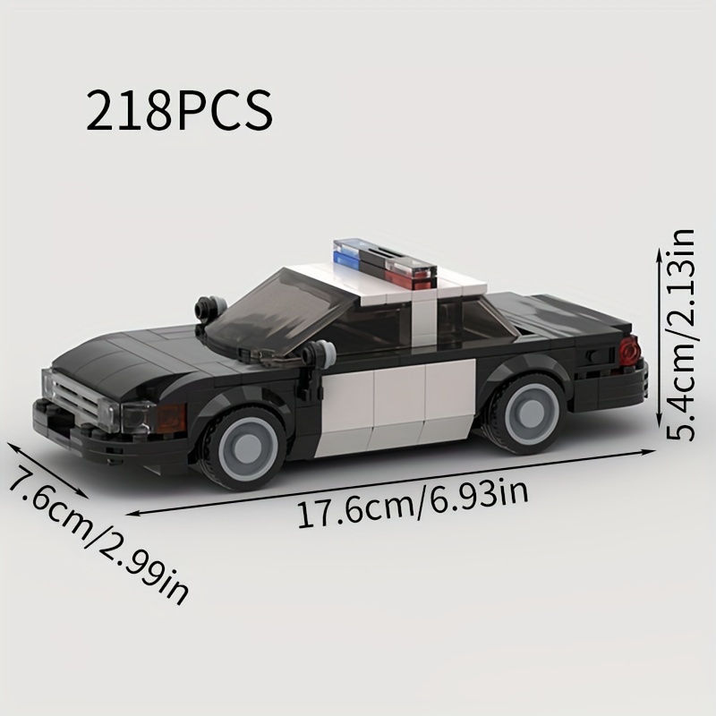 Creative Speed City Police Racing Car Building Block Set Temu