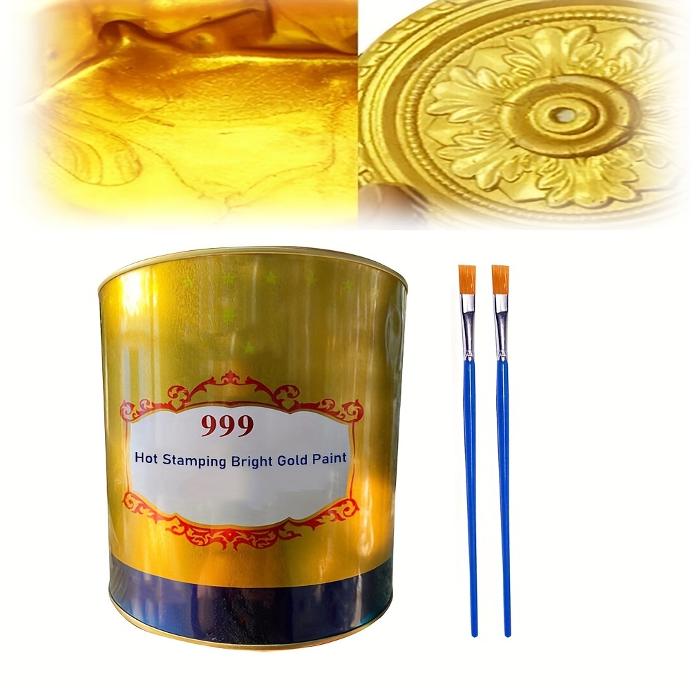 Stamping Bright Gold Paint Metal Lacquer Wood Paint Tasteless