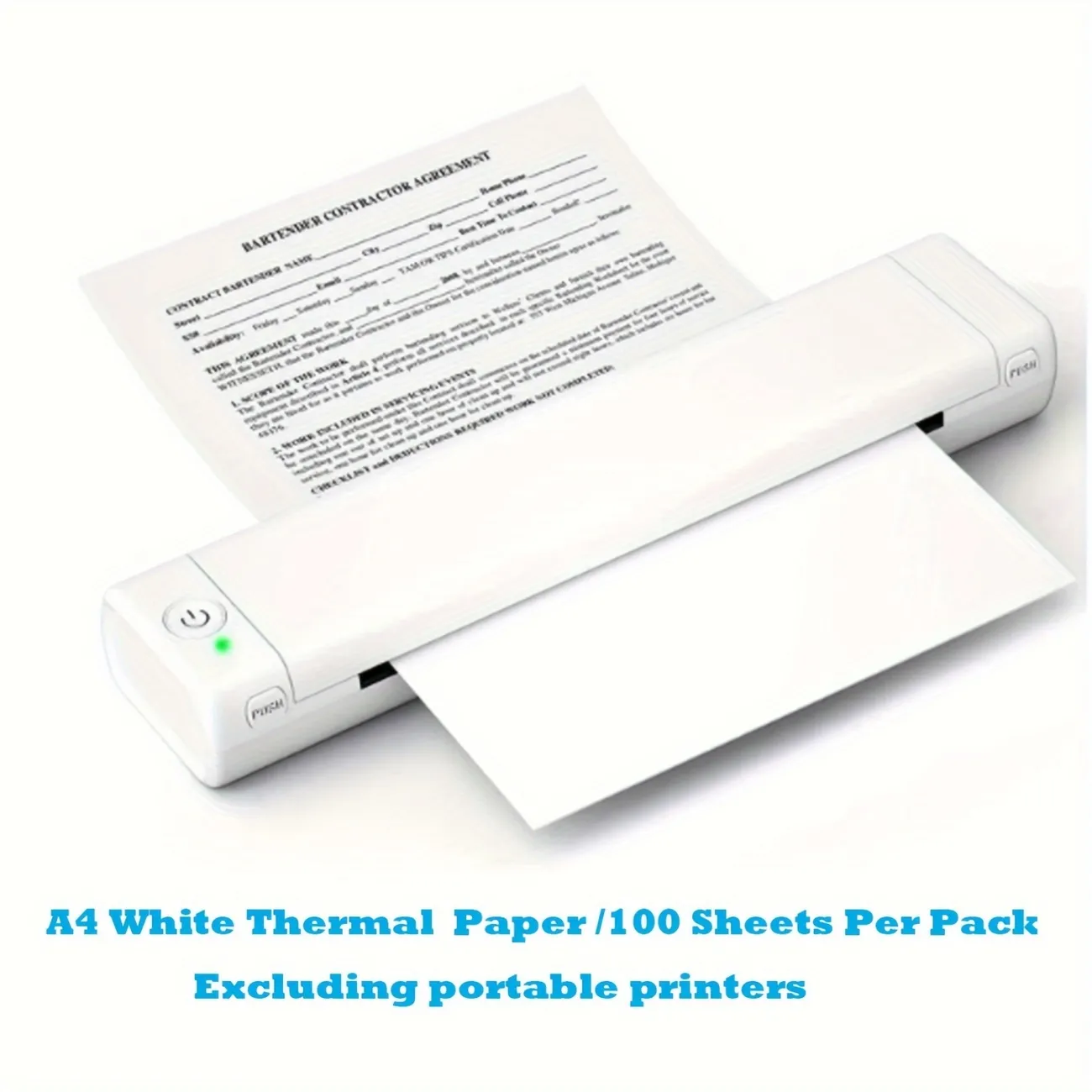 A4 White Thermal Paper For Copy Printing Writing . ( Inches) - Temu
