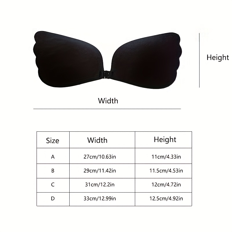 SKTUWRLM Adhesive Bra Silicone Sticky Bra Invisible Strapless Reusable Plunge  Bras Magic Sticky Bras for Women : : Clothing, Shoes & Accessories