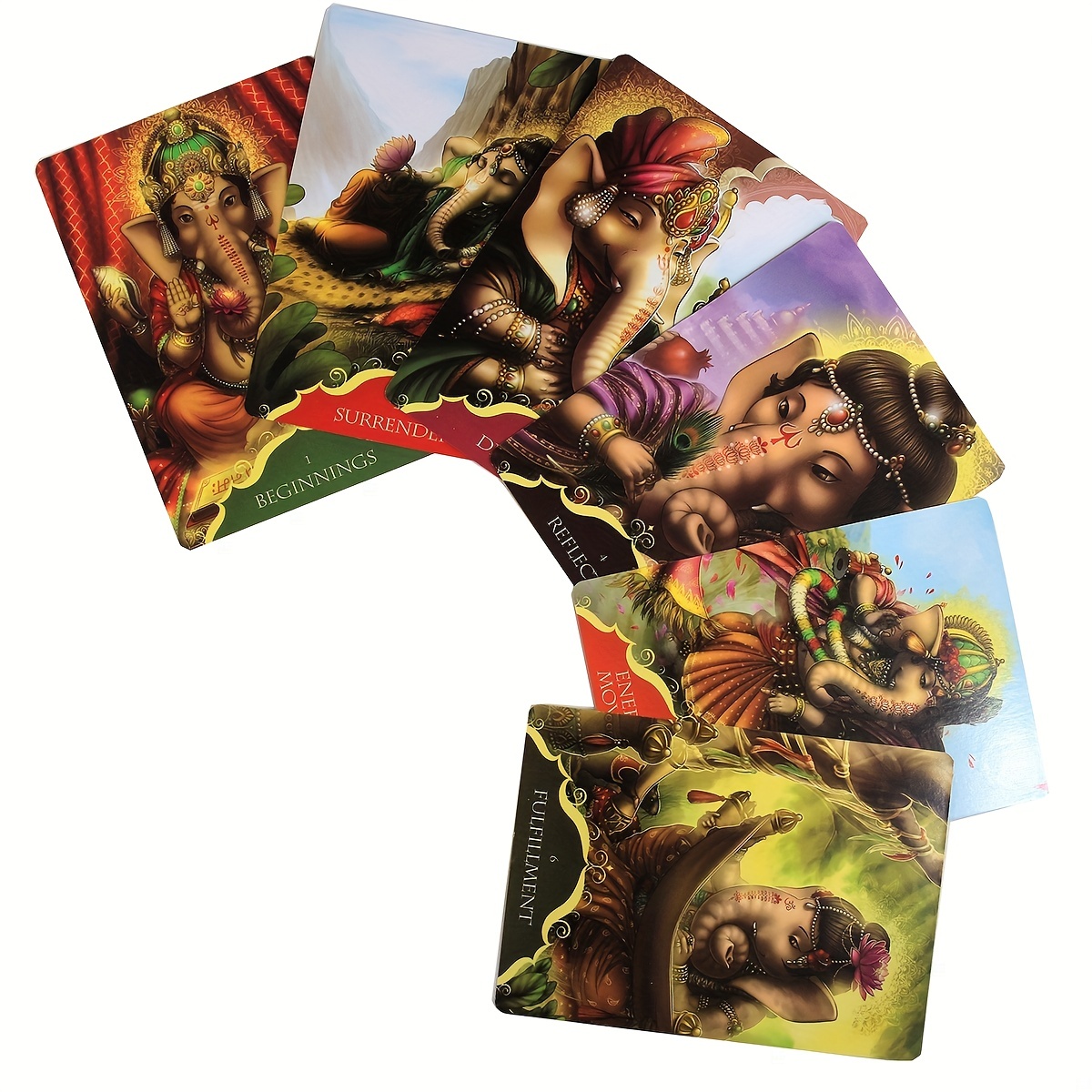 Lord Ganesha Oracle Deck Card Game Tarot Cards
