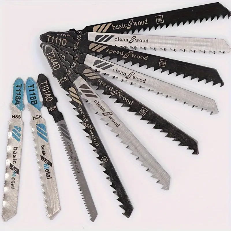 Metal Fine Tooth Scroll Saw Blades For Aluminum Woodworking - Temu