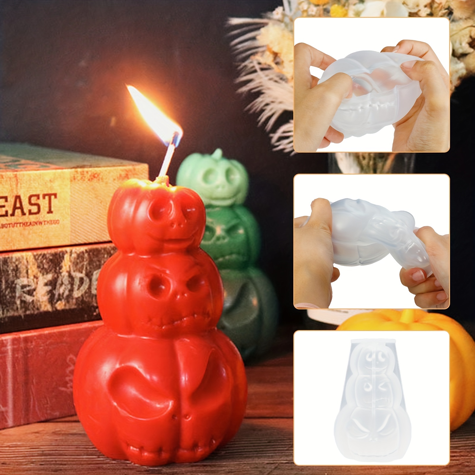 Pillar Candle Bear Candle Teddy Bear Candle Home Decor 