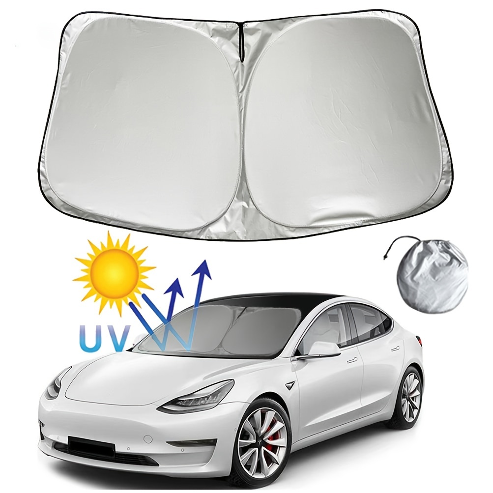 BASENOR Tesla Model Y Glasdach Sonnenschutz mit UV Wärmeisolierung