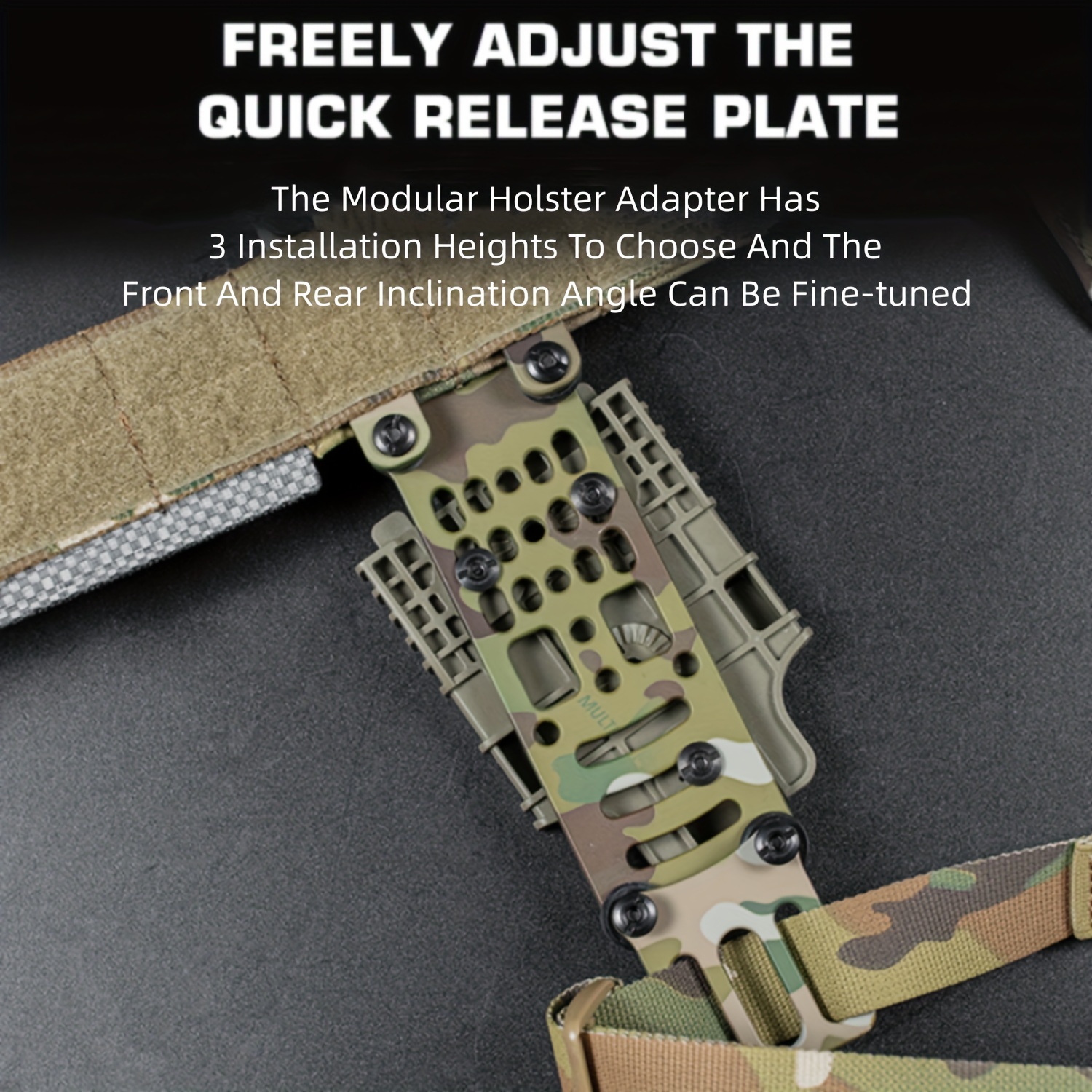 Don't want to spend $120 on a Modular Holster Adapter? Bro China makes it  with the same aluminum for like $35. Doesn't even need to hold a zero. :  r/tacticalgear