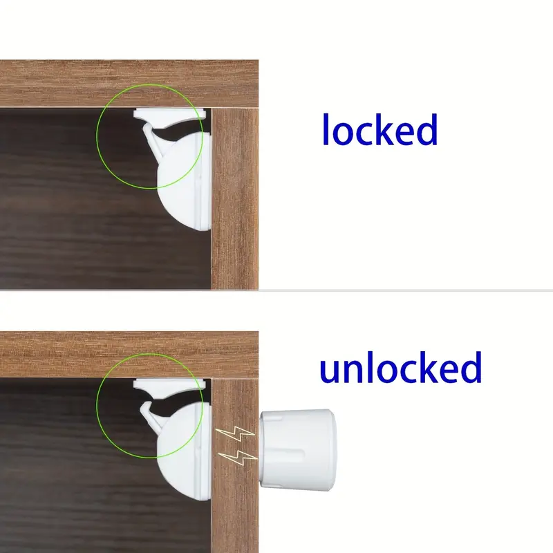 Safety Magnetic Child Locks For Cabinets (8locks 2 Keys) - Temu Australia