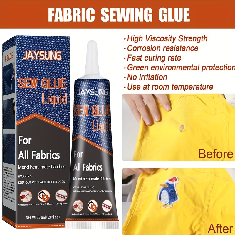 Clothing Repair Glue Instant Fabric Leather Fast Drying Glue - Temu